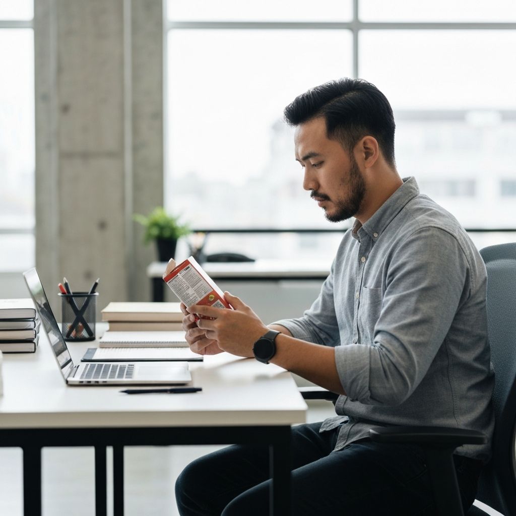 Mittagspause im Büro